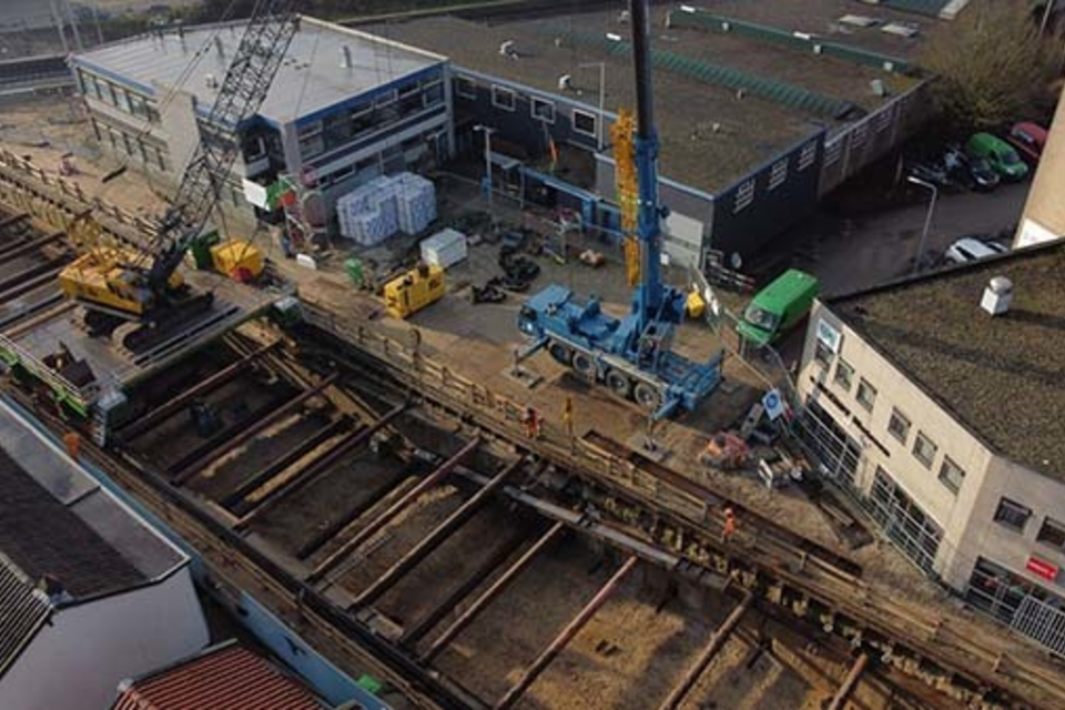 Onderdoorgang Hilversum. Foto: provincie Noord-Holland