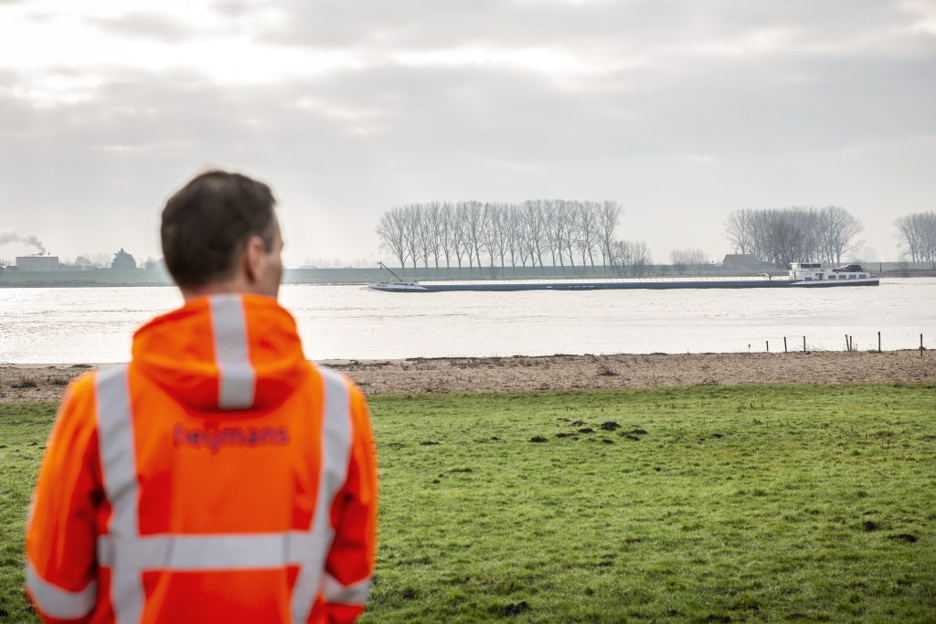 Dijkversterking Gorinchem-Waardenburg. Foto: Heijmans