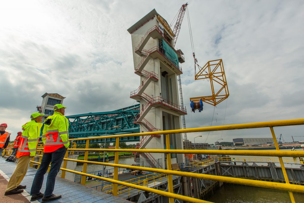 Nieuwe kabeltrommel Hollandsche IJsselkering. Foto: Hollandia Services