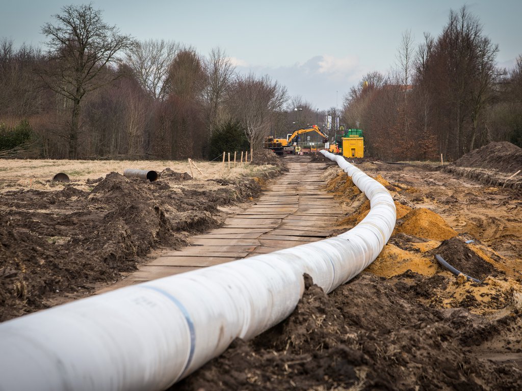 Heijmans Vitens watertransportleidingen