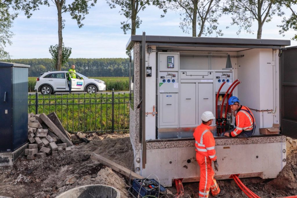 liander werkzaamheden elektriciteitshuisje