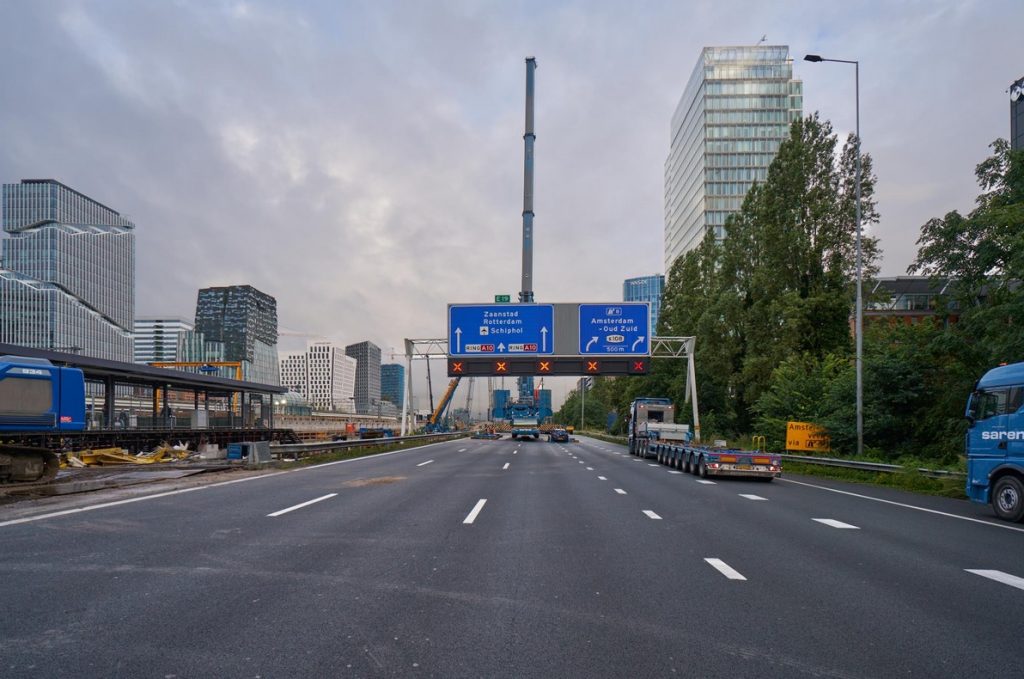 zuidasdok a10 zuid verzakt