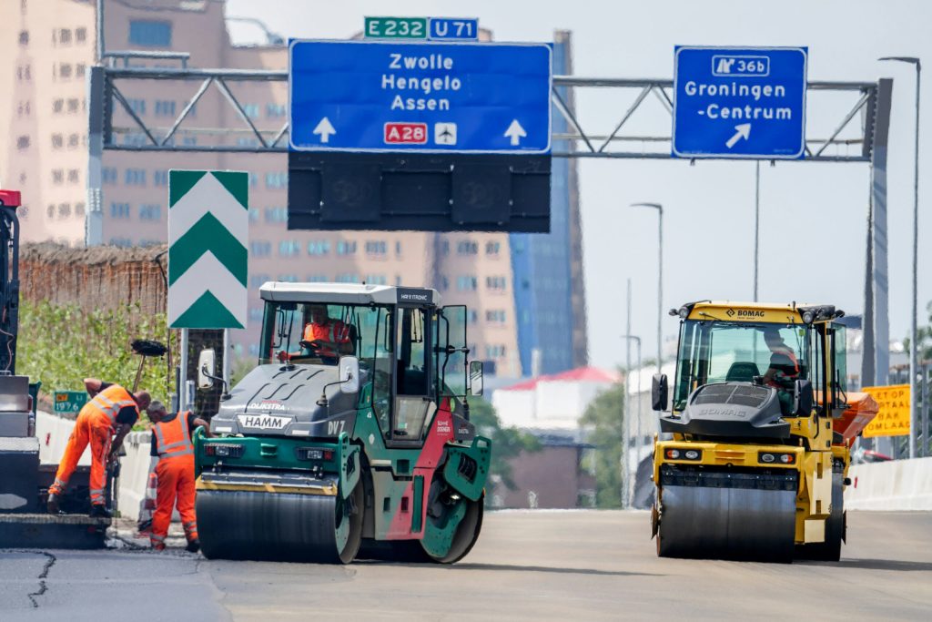 werken aan de A7/N7