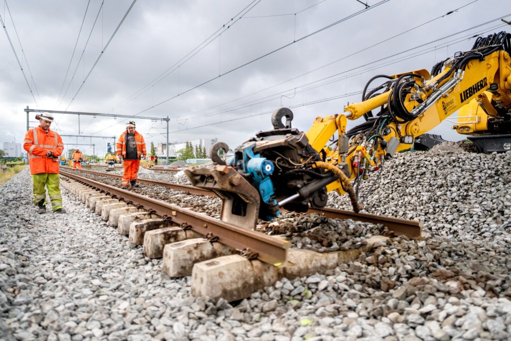 werkzaamheden spoor rotterdam rijswijk