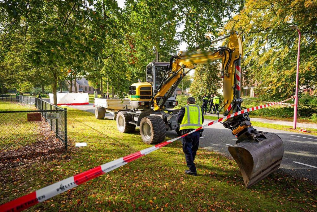 dodelijk ongeval graafmachine wolfheze